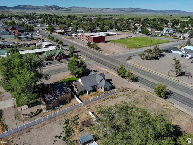 410 N Main St, Beaver, UT 84713 - aerial view of residential area featuring a mountain backdrop