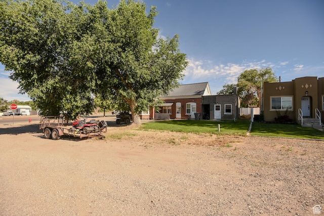 410 N Main St, Beaver, UT 84713 - view of front of house with a front lawn