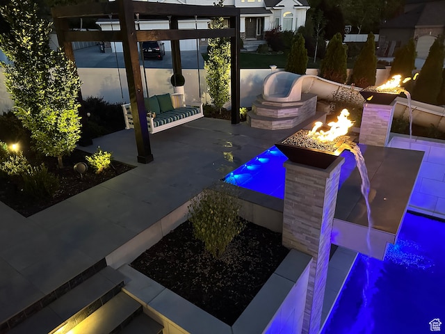 106 E 710 N, Lindon, UT 84042 - view of patio / terrace featuring an outdoor fire pit
