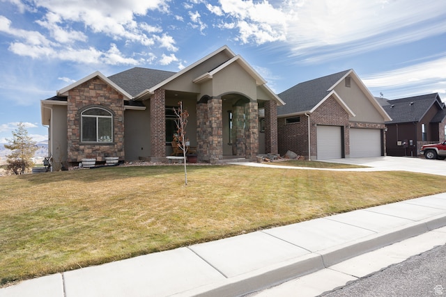 2195 S 1600 W, Richfield, UT 84701 - view of front of house with a front yard and a garage