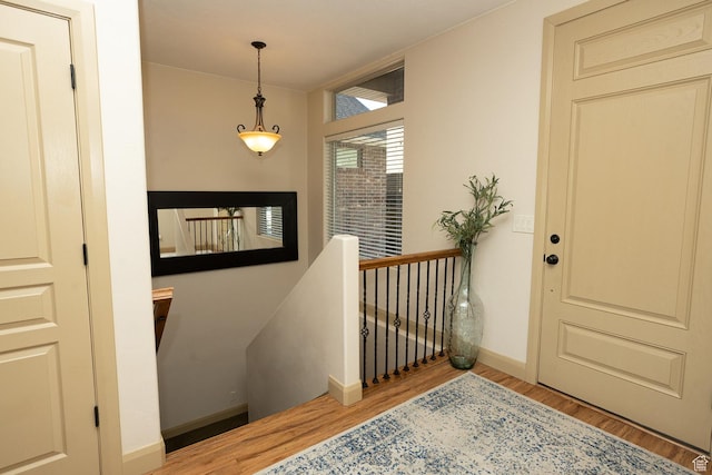 2195 S 1600 W, Richfield, UT 84701 - foyer entrance featuring wood finished floors and baseboards