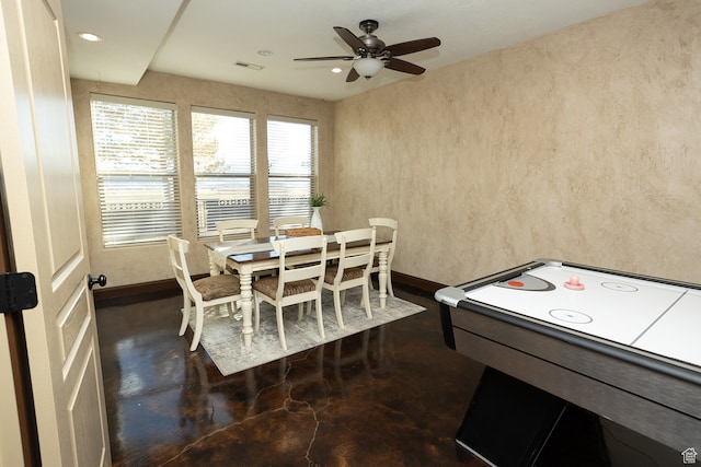 2195 S 1600 W, Richfield, UT 84701 - dining space featuring ceiling fan