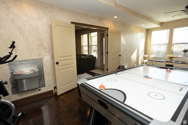 2195 S 1600 W, Richfield, UT 84701 - recreation room with a wealth of natural light and ceiling fan