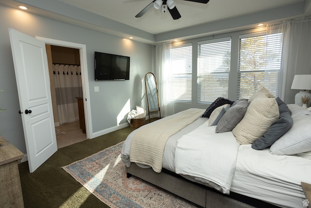 2195 S 1600 W, Richfield, UT 84701 - carpeted bedroom featuring ceiling fan