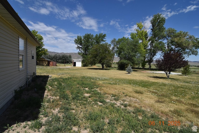 154 W 200 N, Mona, UT 84645 - view of green lawn with a mountain view