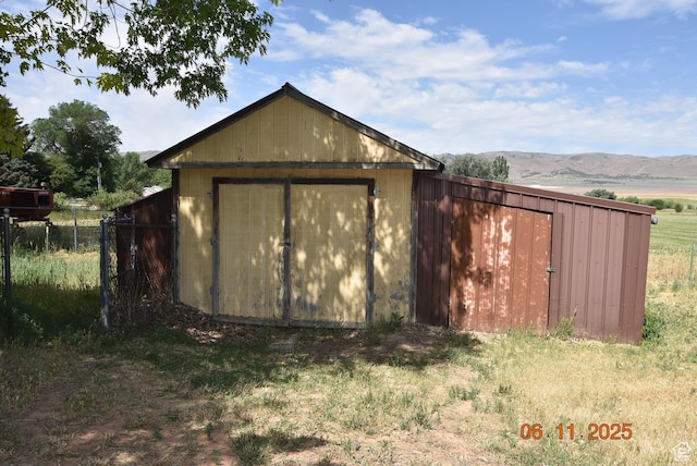 154 W 200 N, Mona, UT 84645 - view of shed with a mountain view