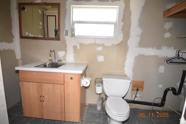 154 W 200 N, Mona, UT 84645 - half bathroom featuring toilet and vanity