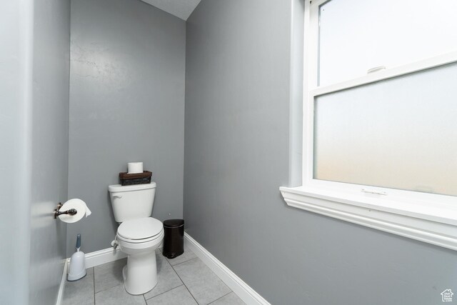 5361 N 4500 E, Roosevelt, UT 84066 - bathroom featuring toilet, baseboards, and tile patterned floors