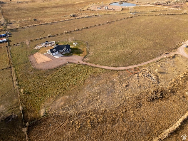 5361 N 4500 E, Roosevelt, UT 84066 - aerial view of property and surrounding area featuring rural landscape