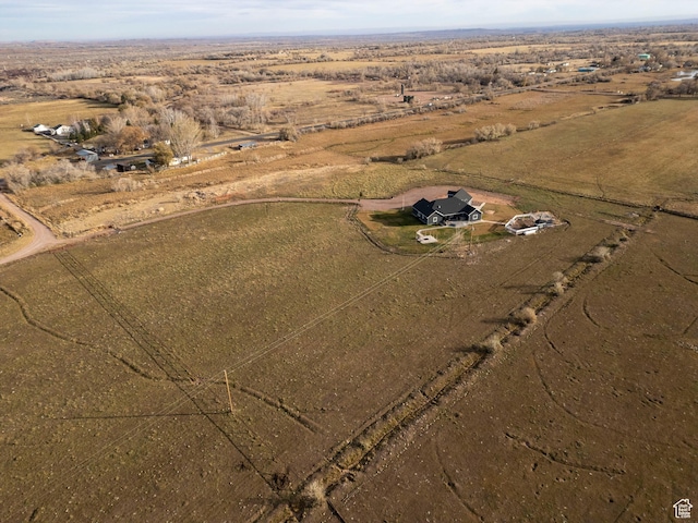 5361 N 4500 E, Roosevelt, UT 84066 - aerial view of property's location with rural landscape