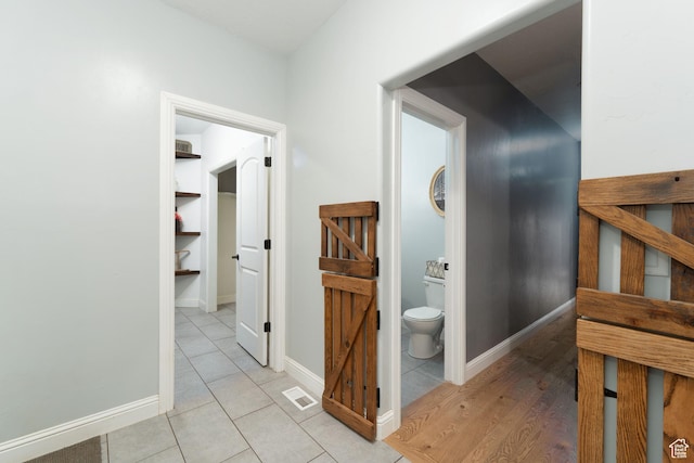 5361 N 4500 E, Roosevelt, UT 84066 - hall featuring light tile patterned floors and baseboards