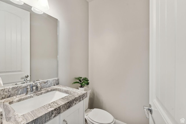 2118 N Snowy Crane Dr, Clinton, UT 84015 - half bath featuring vanity and toilet