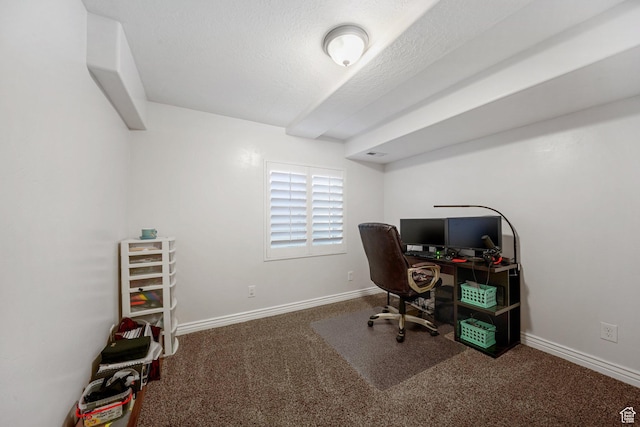 758 W Cedar View Dr, Saratoga Springs, UT 84045 - office area featuring carpet flooring and baseboards
