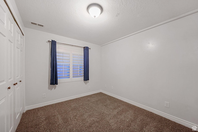 758 W Cedar View Dr, Saratoga Springs, UT 84045 - unfurnished bedroom with a closet, carpet, and a textured ceiling