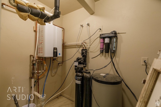 utilities with tankless water heater