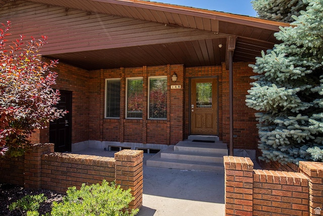 148 S Sunnybrook Dr, Salina, UT 84654 - view of exterior entry with brick siding