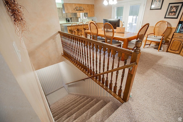 148 S Sunnybrook Dr, Salina, UT 84654 - stairway featuring carpet
