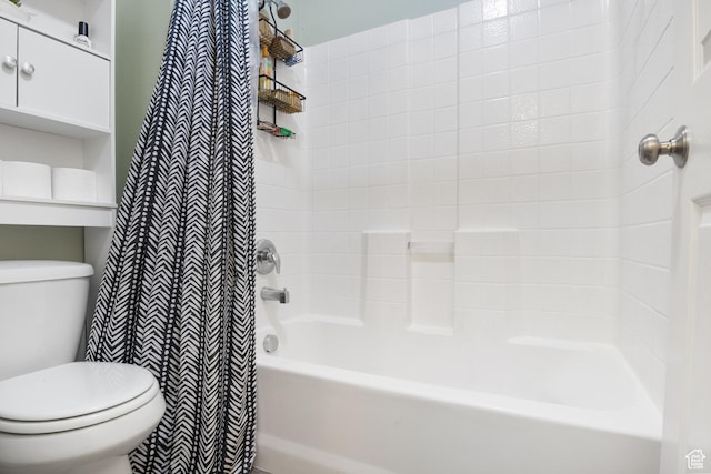 486 N 200 E, Santaquin, UT 84655 - bathroom featuring toilet and shower / bath combo with shower curtain