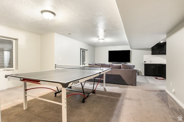 486 N 200 E, Santaquin, UT 84655 - playroom with light colored carpet, baseboards, and a textured ceiling