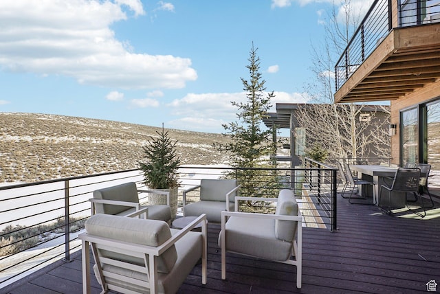 6412 Golden Bear Loop W, Park City, UT 84098 - view of wooden terrace