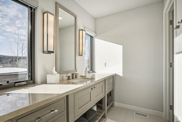 6412 Golden Bear Loop W, Park City, UT 84098 - bathroom with vanity and baseboards