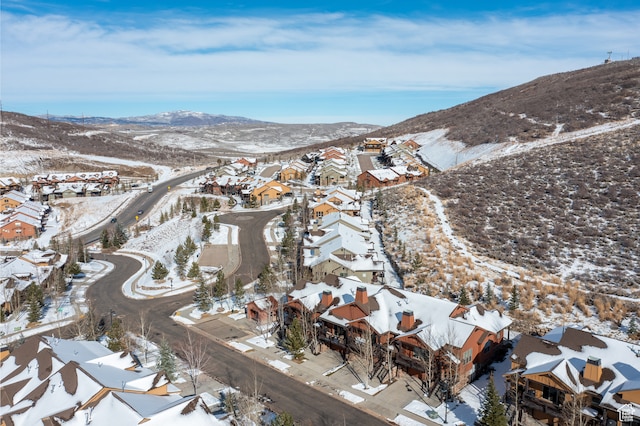 980 W White Cloud Trl, Hideout, UT 84036 - snowy aerial view featuring a mountain view