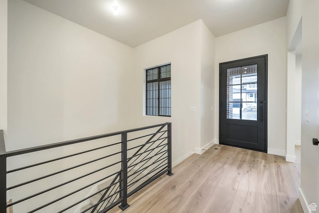 176 S 1150 E, Pleasant Grove, UT 84062 - foyer entrance with light wood-style floors and baseboards