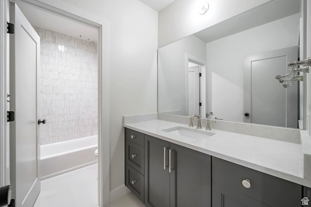 176 S 1150 E, Pleasant Grove, UT 84062 - full bath with vanity, toilet, shower / washtub combination, and baseboards