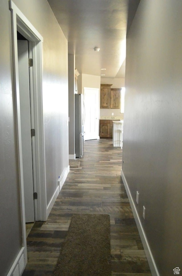 355 S 200 W, Orangeville, UT 84537 - hallway with dark wood-type flooring
