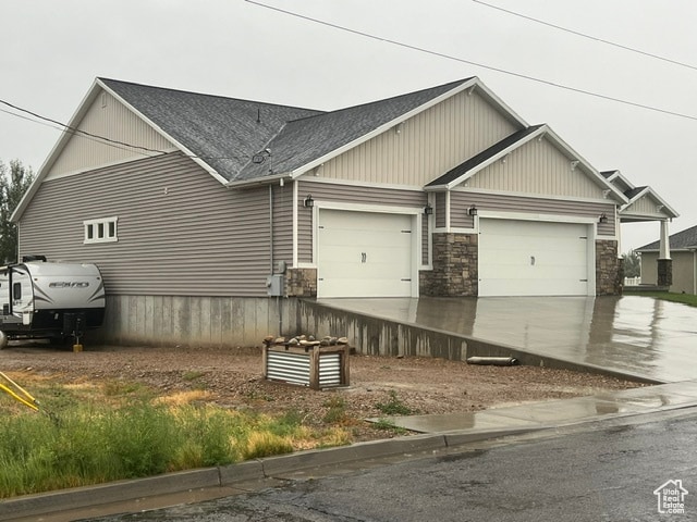 355 S 200 W, Orangeville, UT 84537 - view of home's exterior featuring a garage