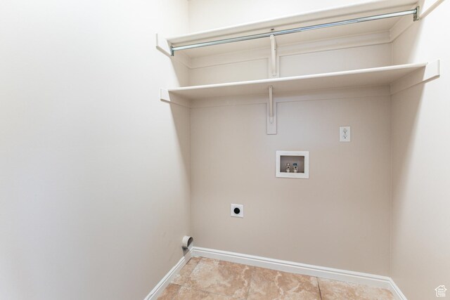 616 W 3200 N, Lehi, UT 84043 - laundry area with electric dryer hookup, hookup for a washing machine, and baseboards