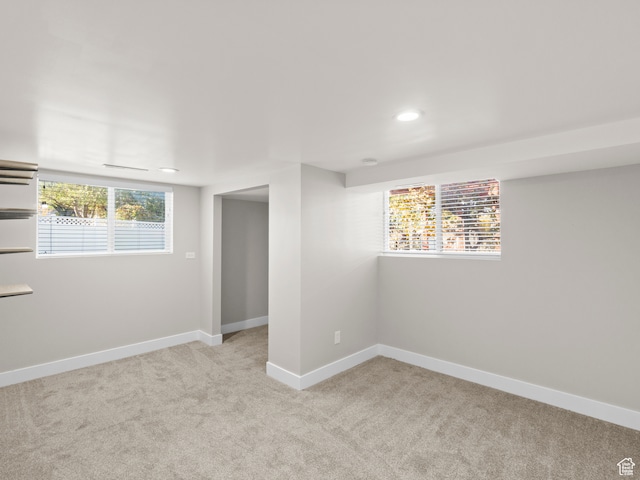 552 E 250 N, Bountiful, UT 84010 - spare room featuring light colored carpet and a wealth of natural light