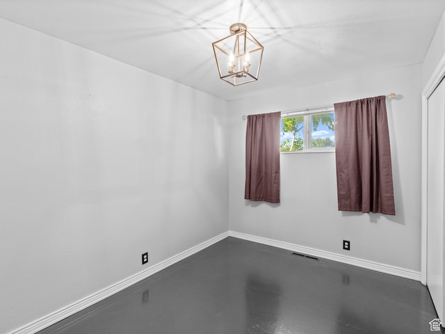 552 E 250 N, Bountiful, UT 84010 - unfurnished room with a chandelier