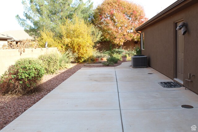 4087 Signature Way, Washington, UT 84780 - view of patio / terrace featuring central AC