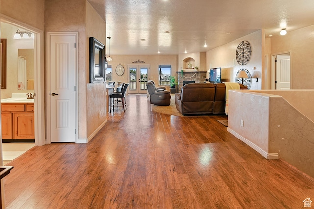 545 N 1100 E, Beaver, UT 84713 - living room with wood finished floors and baseboards