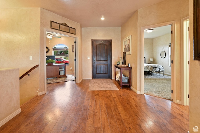 545 N 1100 E, Beaver, UT 84713 - foyer entrance with hardwood / wood-style flooring and baseboards