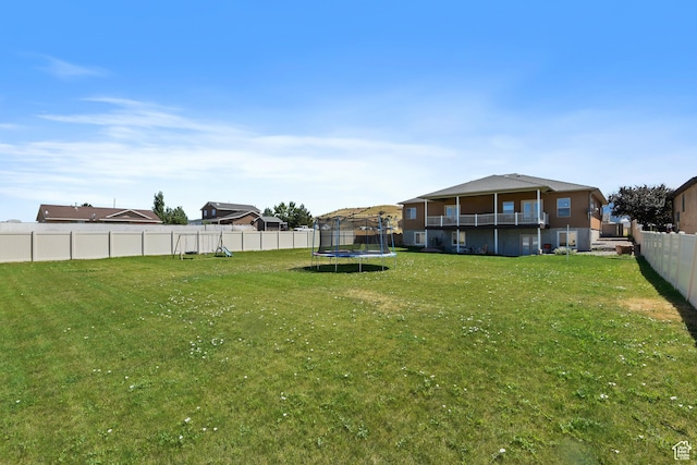 545 N 1100 E, Beaver, UT 84713 - view of yard with a trampoline