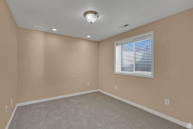 98 W 400 S, Smithfield, UT 84335 - carpeted spare room with a textured ceiling, baseboards, and recessed lighting