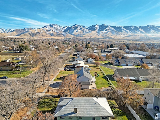 98 W 400 S, Smithfield, UT 84335 - aerial view of residential area with a mountain backdrop