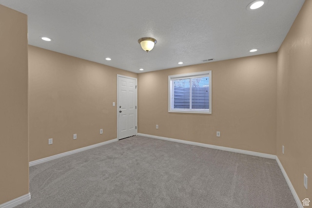 98 W 400 S, Smithfield, UT 84335 - carpeted spare room featuring recessed lighting and baseboards