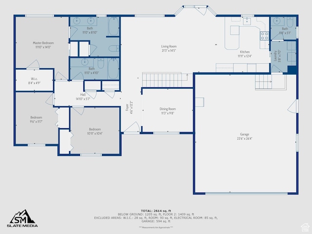 98 W 400 S, Smithfield, UT 84335 - floor plan / room layout