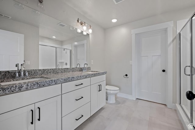 9781 N Aaron Ave Unit 207, Eagle Mountain, UT 84005 - bathroom with a shower stall and double vanity