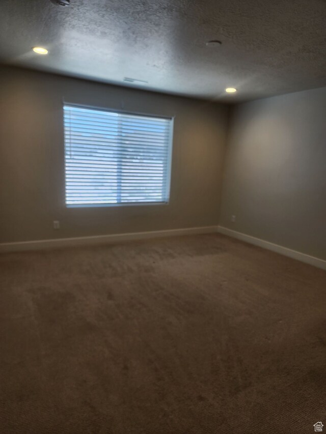 9807 N Aaron Ave Unit 210, Eagle Mountain, UT 84005 - spare room featuring carpet and a textured ceiling