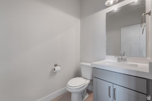 9807 N Aaron Ave Unit 210, Eagle Mountain, UT 84005 - half bathroom with vanity and tile patterned flooring