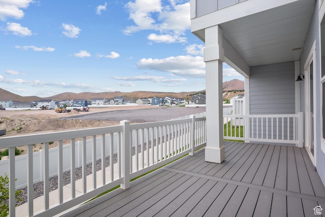 9807 N Aaron Ave Unit 210, Eagle Mountain, UT 84005 - wooden deck featuring a residential view