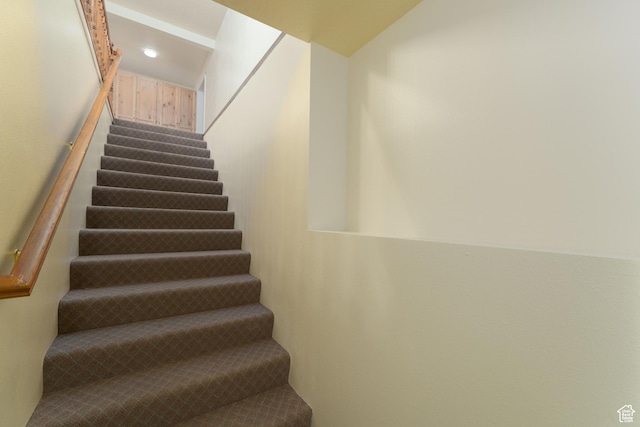 1052 N 2500 W, Vernal, UT 84078 - stairway with recessed lighting