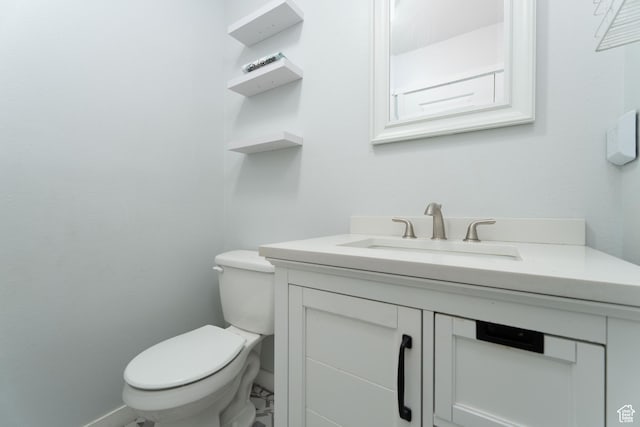 1052 N 2500 W, Vernal, UT 84078 - bathroom with vanity, toilet, and baseboards