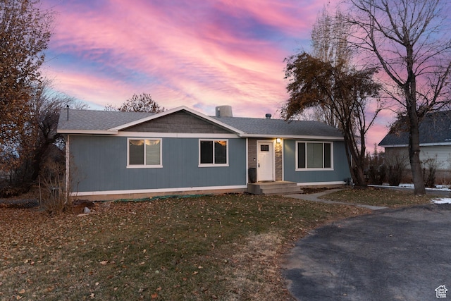 1052 N 2500 W, Vernal, UT 84078 - ranch-style home featuring a yard and a chimney