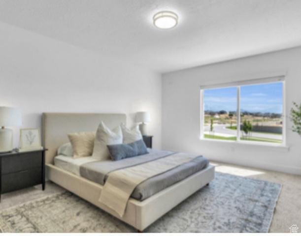 bedroom featuring carpet floors