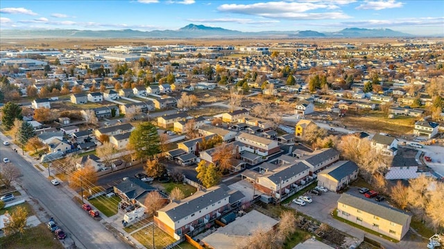 281 W 600 N Unit 4, Logan, UT 84321 - drone / aerial view with a mountain view